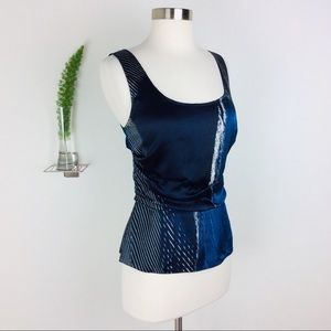 Elie Tahari Sophisticated Sleeveless Printed Top